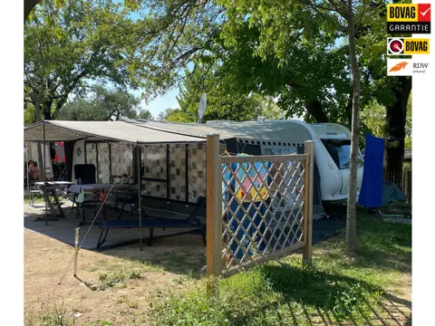 Hobby 650 KFU zeer nette Caravan met Isabella Winter tent met Luifel l Airco l Boiler l Ringverwarmi