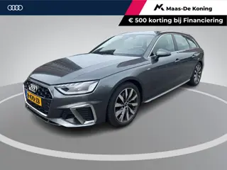 Audi A4 Avant 35 TFSI 150pk S edition · Apple/Android Car Play · Camera · Afgevlakt sportstuur · Vir