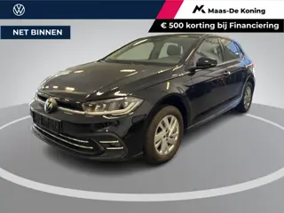 Volkswagen Polo 1.0 TSI 110pk DSG Style · Camera · Matrix LED · Stoelverwarming · Verkeersbord Detec