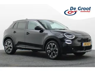 Fiat 600 1.2 Hybrid La Prima Leer, ACC, Keyless, Apple Carplay, Stoelverwarming, 18"