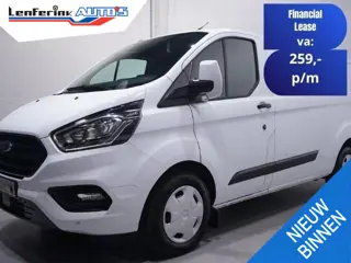 Ford Transit Custom 2.0 TDCI 130 pk L2H1 Trend Automaat Navi, Camera Apple Carplay, Lane Assist, Cru