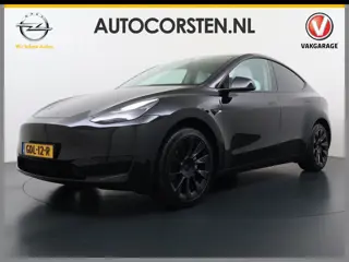 Tesla Model Y **RWD** Long Range 75kWh SOH 95% Lmv 20" Ivoor Leder Warmtepomp FSD-4 Computer Elek.St