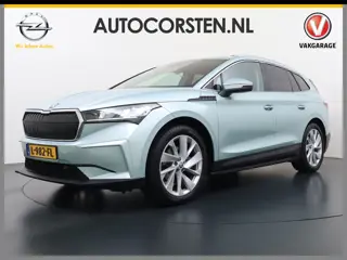Škoda Enyaq iV 60 Panoramadak Leder Stuur+Stoel+Achterbankverwarming 3-Zone Ecc Navi Apple Carplay A
