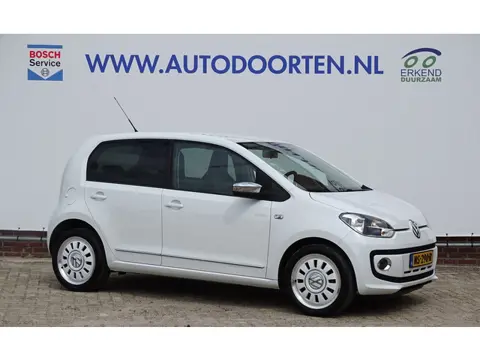 Volkswagen Up! 1.0 high up!|White|Leder|Stoelverw.|Navi|Cruise