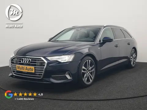 Audi A6 Avant 50 TFSI e quattro S Line Plug In Hybrid 300pk Dealer O.H. PHEV | Trekhaak Af Fabriek |
