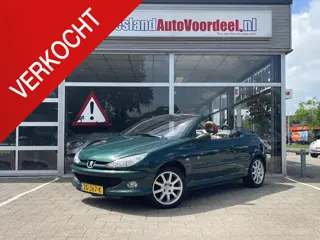 Peugeot 206 CC 1.6-16V Roland Garros /Volleder/Clima/LMV/Windscherm/Onderhouds hist./