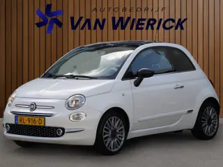 Fiat 500 1.2 Lounge | Panoramadak | Sportstoelen | Virtual Cockpit | Navigatie | Bluetooth | LM Velg