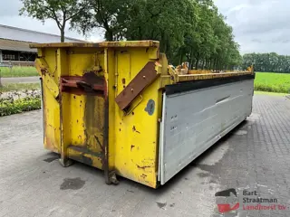 RODA kippercontainer haakarm / kabelsyteem 19.5 m³ met aluminium milieukleppen en Franse klep. BS209