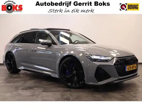 Audi A6 Avant RS 6 TFSI Quattro Keramisch Leder Panoramadak 4WS Nardo B&O!