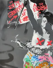 Quiona+ (1987) - 'Banksy Photographs Delacroix'