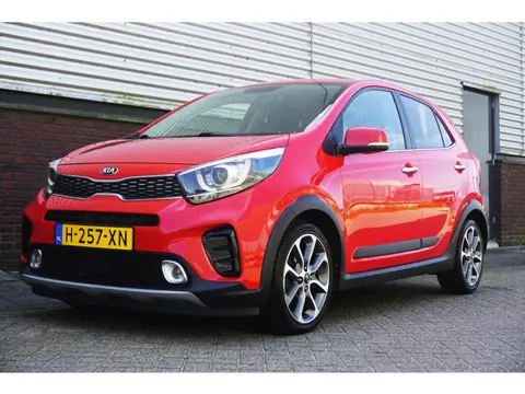 Kia Picanto 1.0 T-GDI 101PK X-Line/Dealeronderhoud/5-personen/ Metallic Shiny Red.