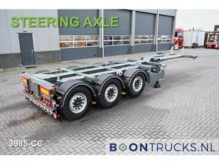 Broshuis MFCC | 2x20-30-40-45ft HC * STEERING * LIFT AXLE * SAF/DISC * NL TRAILER