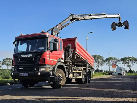SCANIA P410 hiab xs122