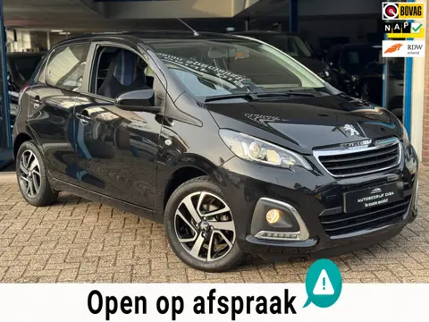 Peugeot 108 1.0 e-VTi Allure 2019 Zwart NAVI CLIMA LM NAP!