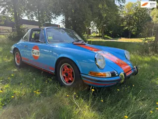 Porsche 911 2.2 targa Gulf Racing Tribute , gerestaureerd & motor revisie, zeer mooie auto 1043 km n