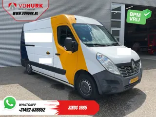 Renault Master 2.3 dCi 145 pk L2H2 EXPORT 270Gr.Deuren/ Gev.Stoel/ Airco/ Navi/ Cruise/ PDC/ Sidebar