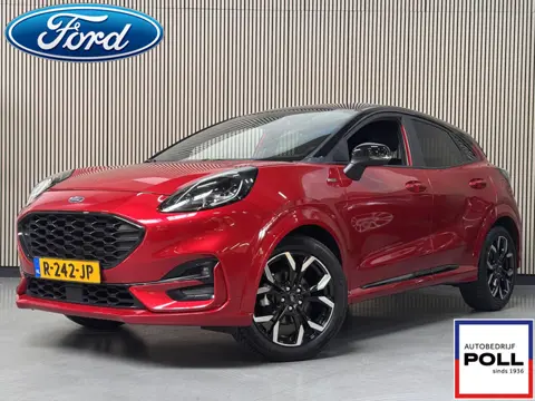 Ford Puma 125pk Eco Hybrid ST-Line X Half Leer B&O Navi Afn. Trekhaak Zwart Dak 18" LM velgen Dealer