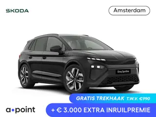 Skoda Elroq 85 Sportline | Trekhaak | elektr. achterklep | Matrix LED | Travel Assist | Stuur - en s