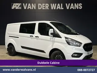 Ford Transit Custom 2.0 TDCI 131pk L2H1 Dubbele Cabine Euro6 Airco | 6-Zits | Navigatie | LED | Appl