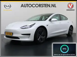 Tesla Model 3 RWD SR plus 325PK LFP SOH 91% Accu Ivory Lmv 18" AutoPilot Leder Panoramadak Adaptive-