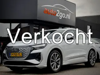 Audi Q4 e-tron 40 2X S-LINE 77 kWh LEDER 20 INCHE-LMV CAMERA-360 DIGI-DASH NAVI LED PDC