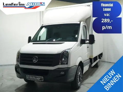 Volkswagen Crafter 2.0 TDI 163 pk Bakwagen met Laadklep en Zijdeur R Airco, Cruise Control, Trekhaak