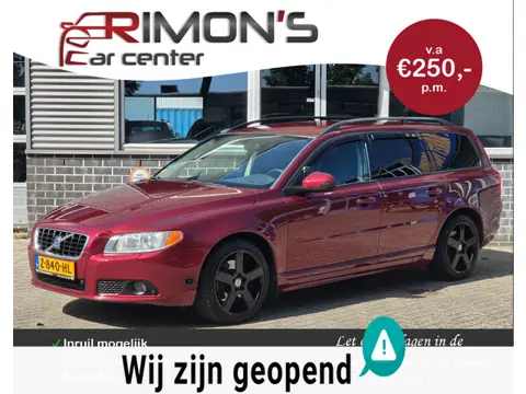 Volvo V70 2.5T Kinetic Leder Trekhaak Airco Apk Tm 06-2027