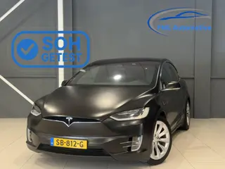 Tesla Model X 75D Base 7p. | Trekhaak | 7 Persoons | SOH 90% | WRAP |
