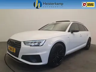 Audi A4 Avant 40 TFSI Sport S line black edition Panorama dak, ACC, Camera