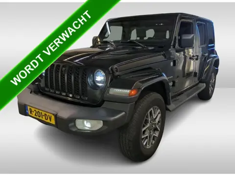 Jeep Wrangler Unlimited 4xe Hybride 380 Sahara / Trekhaak / Leder / Stuur-Stoelverwarming / Pdc.+Cam