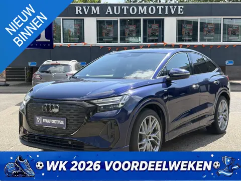 Audi Q4 Sportback e-tron 45 S Edition 82 kWh S-LINE BINNEN + BUITEN VAN: 48.900,- VOOR: 44.877,- UW 