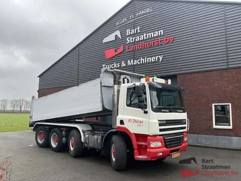 Ginaf X 4243 TS handgeschakelde 8x4, 18m3 kipper met aluminium afdekkleppen. BS1910