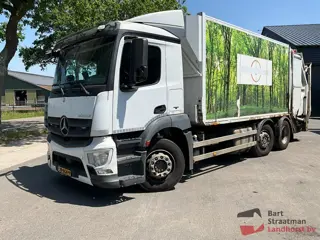 Mercedes-Benz ACTROS 6x2 vuilniswagen BS2084