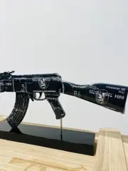 Van Apple - Art Against War - Black Amex AK-47