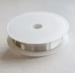 Draad Silver-plated copper -Zilver- 0,8mmx 3meter
