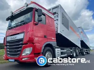 DAF XF 460 FAR 6x2 Euro 6 Bulthuis ALU Kipper - Bouwjaar 2015 - Space Cap + Bulthuis AATA 07 ALU Kip