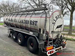 Van Hool T-315/VF 3assige 38m3 mesttrailer. 3e as fusee gestuurd. BS1782