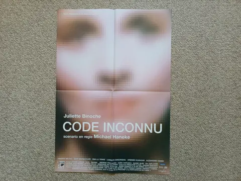 CODE INCONNU filmposter.