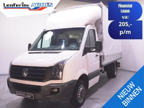 Volkswagen Crafter 2.0 TDI 163 pk Pick Up met Huif / Open Laadbak Airco, Cruise Control, Dakspoiler,