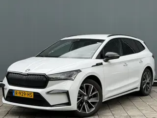 Škoda Enyaq iV BWJ 2022 | 60 Sportline SOH 91,72% | SPORTSTOELEN | LEER/ALCANTARA | CARPLAY | CAMERA