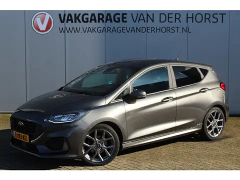 Ford Fiesta 1.0-125pk EcoBoost Mild-Hybrid ST-Line. Luxe, sportieve en goed onderhouden Fiesta ! Aut