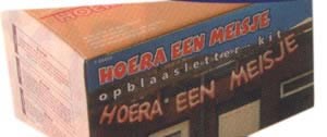 Opblaas letter " Hoera een meisje "