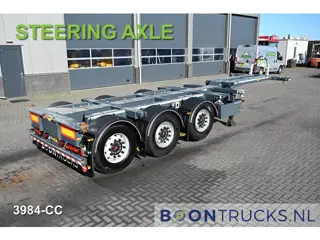 Broshuis MFCC | 2x20-30-40-45ft HC * STEERING * LIFT AXLE * SAF/DISC * NL TRAILER