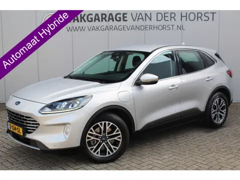 Ford Kuga 2.5-225pk PHEV Titanium. Hybride rijden voor een reëel bedrag ! Autm. airco dual, stoel-, 