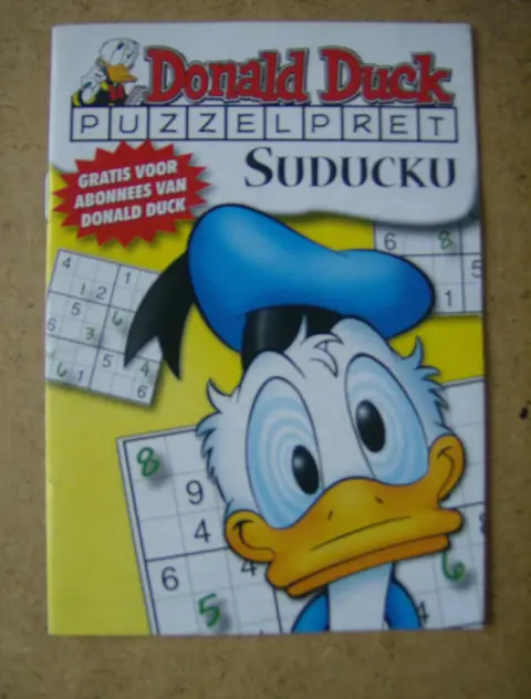 Donald duck suducku adv 3856