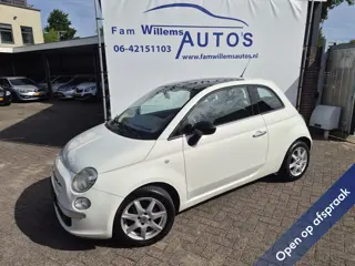 Fiat 500 0.9 TwinAir Lounge Airco Panoramadak (bj 2011)