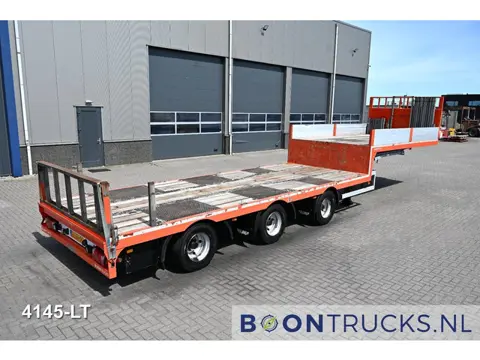 LAG O-3-42 SEMI LOW LOADER 12M | 2x HYDR STEERING * TWISTLOCKS 10-20ft * HW FLOOR * NL TRAILER * APK