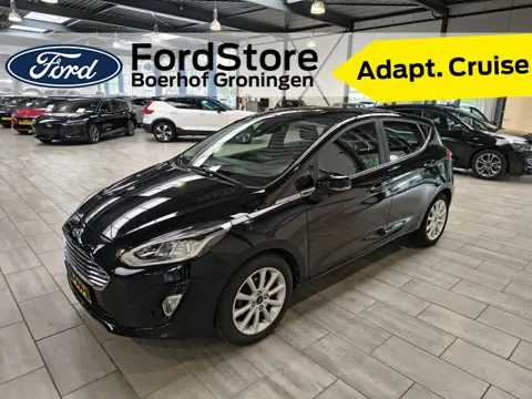 Ford Fiesta EcoBoost 100 pk Titanium | Camera | B&O | Adapt. cruise | Navi | Clima | Apple Carplay