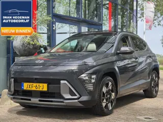 Hyundai Kona 1.6 GDI HEV Premium Sky | Panoramadak | Navigatie | Leer | Cruise Control Licht metalen
