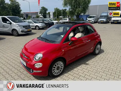 Fiat 500 1.2 Lounge SCHUIF/KANTELDAK NAVI (BOVAG/RIJKLAARPRIJS)